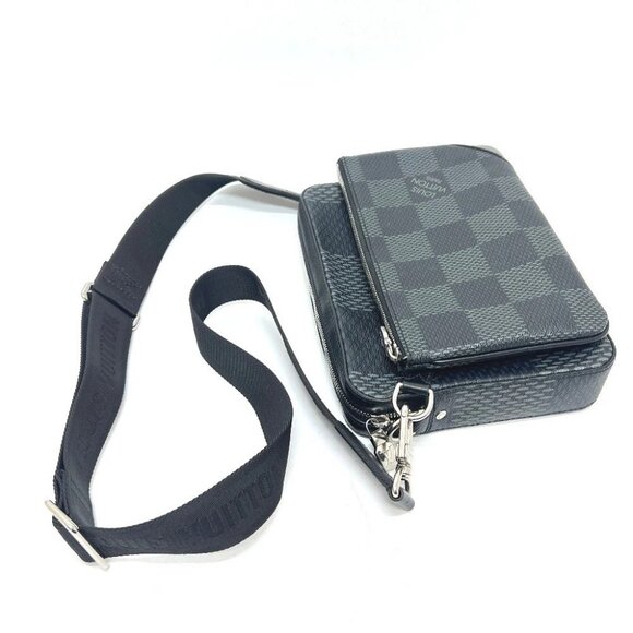 LOUIS VUITTON N50017 Graphite3D Trio Messenger bag Shoulder Bag Black - Picture 7 of 15